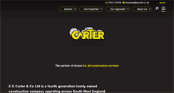 Desktop Screenshot of egcarter.co.uk